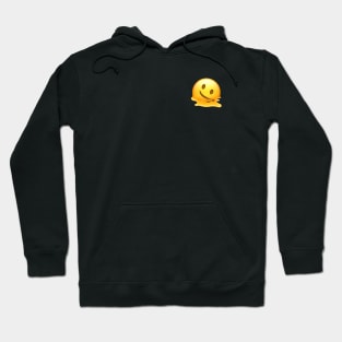 Melting Face Emoticon Hoodie